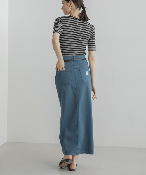 PICCADILLY（ピカデリー）の「PICCADILLY/ANNA マキシスカート（スカート・レディース・ベージュ/ブルーグリーン・M/S）」の11枚目の写真