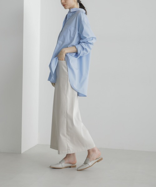 PICCADILLY（ピカデリー）の「PICCADILLY/ANNA マキシスカート（スカート・レディース・ベージュ/ブルーグリーン・M/S）」の5枚目の写真