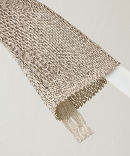 BEARDSLEY（ビアズリー）の「リネンショートカーデ（カーディガン/ボレロ・レディース・ベージュ/オリーブ/ブラック/グレー/カーキ・FREE）」の20枚目の写真