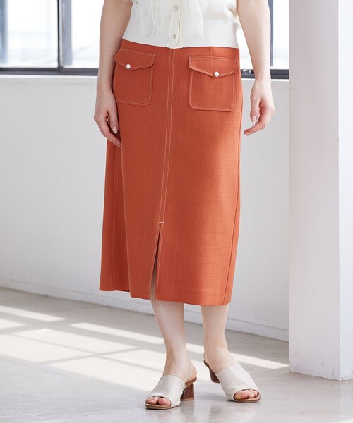 【セール】パールポイントフラップ スカート（スカート）｜Feroux（フェルゥ）