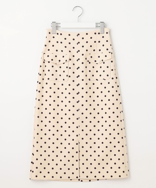 Feroux（フェルゥ）の「パールポイントフラップ スカート（スカート・レディース・アイボリー系9/ネイビー系/スカイブルー系/オレンジ系・1/2）」の9枚目の写真