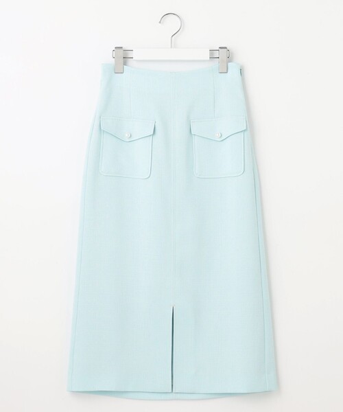 Feroux（フェルゥ）の「パールポイントフラップ スカート（スカート・レディース・アイボリー系9/ネイビー系/スカイブルー系/オレンジ系・1/2）」の11枚目の写真