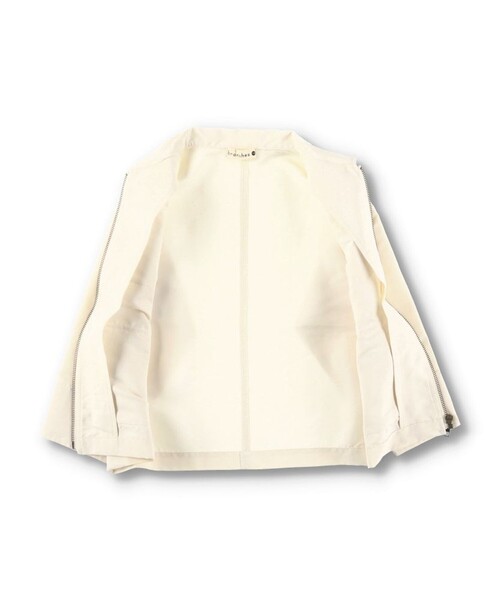 BRANSHES(ブランシェス)の「ビッグポケット付きワークジャケット(ブルゾン・キッズ・カーキオリーブ/アイボリー・100/110/120/150/140/90/130)」の12枚目の写真