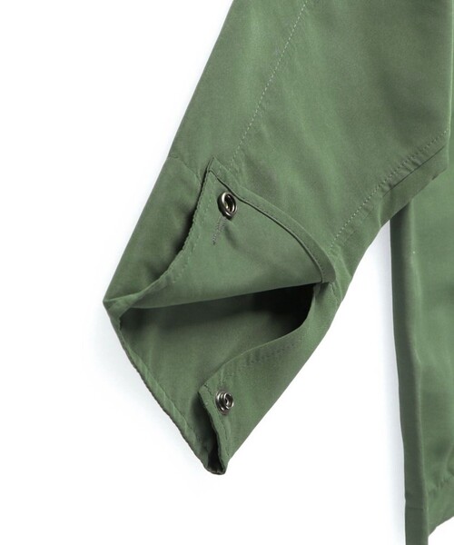 BRANSHES(ブランシェス)の「ビッグポケット付きワークジャケット(ブルゾン・キッズ・カーキオリーブ/アイボリー・100/110/120/150/140/90/130)」の5枚目の写真