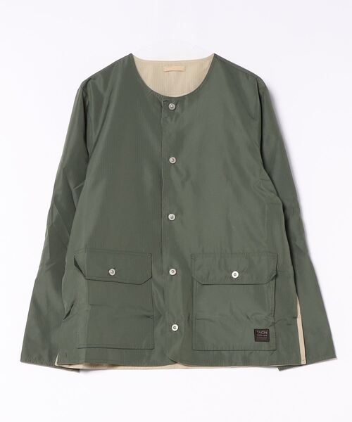 MILITARY REVERSIBLE C NECK CARDIGAN R104BNDML-1（Tシャツ/カットソー）｜TAION（タイオン） 8,118円