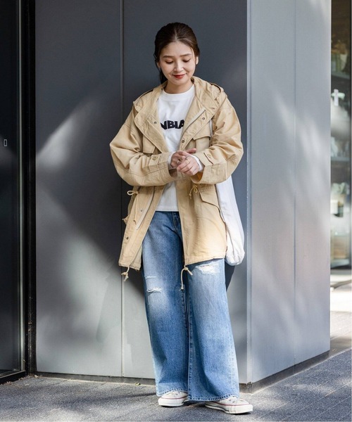 JOURNAL STANDARD（ジャーナルスタンダード）の「《追加》UNBIASEDロングスリーブ TEE（Tシャツ/カットソー・レディース・ホワイト/チャコールグレー・FREE）」の18枚目の写真