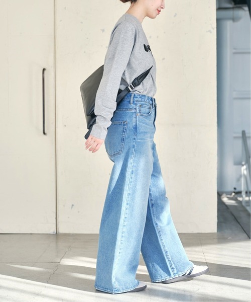 JOURNAL STANDARD（ジャーナルスタンダード）の「《追加》UNBIASEDロングスリーブ TEE（Tシャツ/カットソー・レディース・ホワイト/チャコールグレー・FREE）」の21枚目の写真