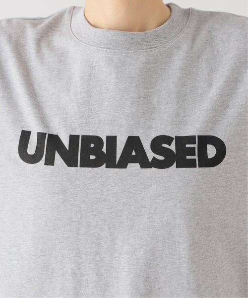 JOURNAL STANDARD（ジャーナルスタンダード）の「《追加》UNBIASEDロングスリーブ TEE（Tシャツ/カットソー・レディース・ホワイト/チャコールグレー・FREE）」の9枚目の写真