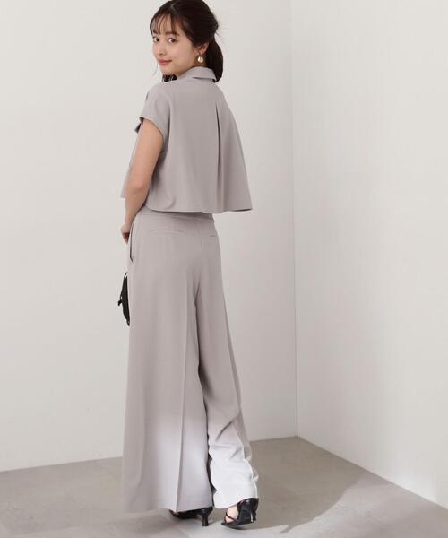 PROPORTION BODY DRESSING（プロポーションボディドレッシング）の「ウエストマークワイドパンツ / 1214130400（その他パンツ・レディース・グレー/ベージュ・SMALL/MEDIUM）」の5枚目の写真