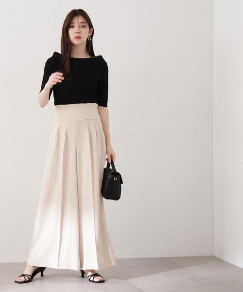 PROPORTION BODY DRESSING（プロポーションボディドレッシング）の「ウエストマークワイドパンツ / 1214130400（その他パンツ・レディース・グレー/ベージュ・SMALL/MEDIUM）」の8枚目の写真