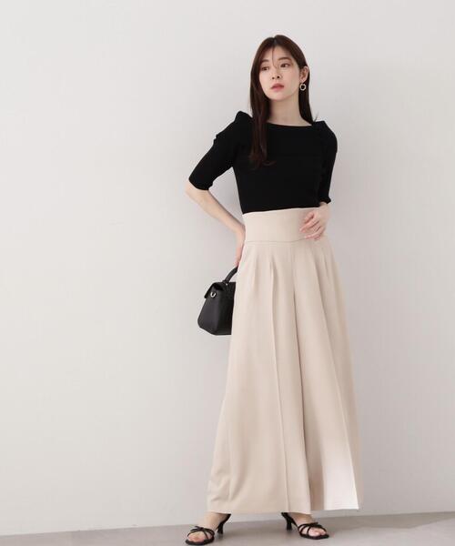 PROPORTION BODY DRESSING（プロポーションボディドレッシング）の「ウエストマークワイドパンツ / 1214130400（その他パンツ・レディース・グレー/ベージュ・SMALL/MEDIUM）」の9枚目の写真