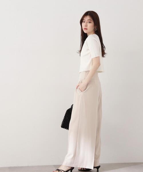 PROPORTION BODY DRESSING（プロポーションボディドレッシング）の「ウエストマークワイドパンツ / 1214130400（その他パンツ・レディース・グレー/ベージュ・SMALL/MEDIUM）」の12枚目の写真