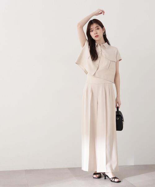 PROPORTION BODY DRESSING（プロポーションボディドレッシング）の「ウエストマークワイドパンツ / 1214130400（その他パンツ・レディース・グレー/ベージュ・SMALL/MEDIUM）」の13枚目の写真