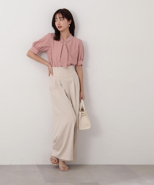 PROPORTION BODY DRESSING（プロポーションボディドレッシング）の「ウエストマークワイドパンツ / 1214130400（その他パンツ・レディース・グレー/ベージュ・SMALL/MEDIUM）」の19枚目の写真