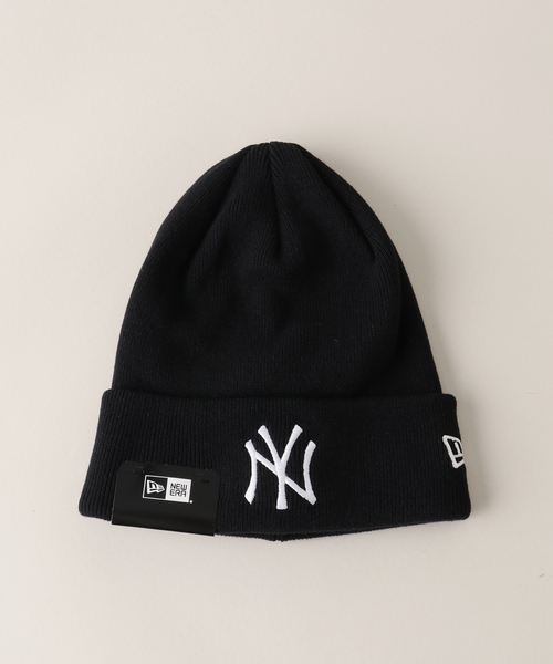 NEW ERA（ニューエラ）の「【NEW ERA / ニューエラ】ベーシックコットンカフニットキャップ NY（ニットキャップ/ビーニー・レディース・ブラック・FREE）」の6枚目の写真