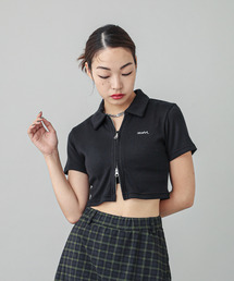 X-girl | ZIP UP TOP(Tシャツ/カットソー)