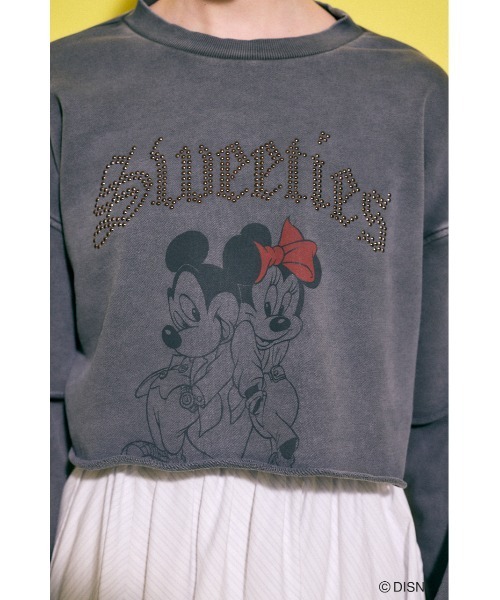 Disney SERIES CREATED by MUS(ディズニーシリーズクリエイテッドバイエムユーエス)の「MD LAYERED LIKE プルオーバー(Tシャツ/カットソー・レディース・ライトブラック/ピンク/オフホワイト・FREE)」の10枚目の写真