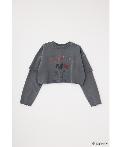 Disney SERIES CREATED by MUS(ディズニーシリーズクリエイテッドバイエムユーエス)の「MD LAYERED LIKE プルオーバー(Tシャツ/カットソー・レディース・ライトブラック/ピンク/オフホワイト・FREE)」の13枚目の写真