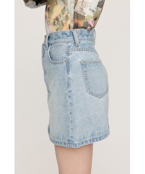 SLY KEITH DENIM ミニスカート ライトブルー