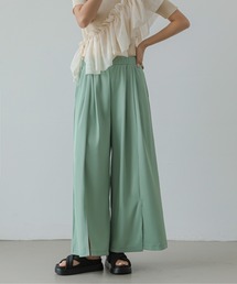 emi+ | フロントスリットワイドパンツ(デニムパンツ)