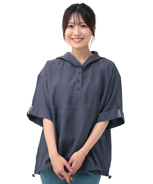 アノラックフードシャツプルオーバー（Tシャツ/カットソー