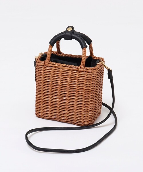 The Bagmati(ザバグマティ)の「【BAGMATI/ バグマティ】◇【WEB限定】スクエアかご(かごバッグ・レディース・キャメル・FREE)」の3枚目の写真