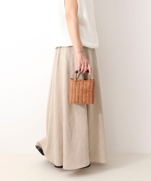 The Bagmati(ザバグマティ)の「【BAGMATI/ バグマティ】◇【WEB限定】スクエアかご(かごバッグ・レディース・キャメル・FREE)」の13枚目の写真