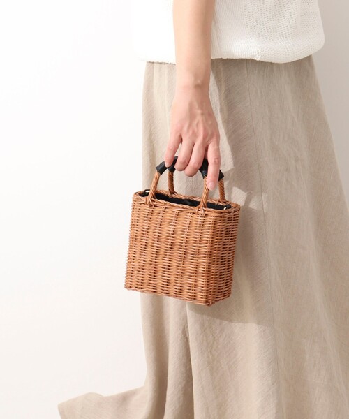 The Bagmati(ザバグマティ)の「【BAGMATI/ バグマティ】◇【WEB限定】スクエアかご(かごバッグ・レディース・キャメル・FREE)」の12枚目の写真