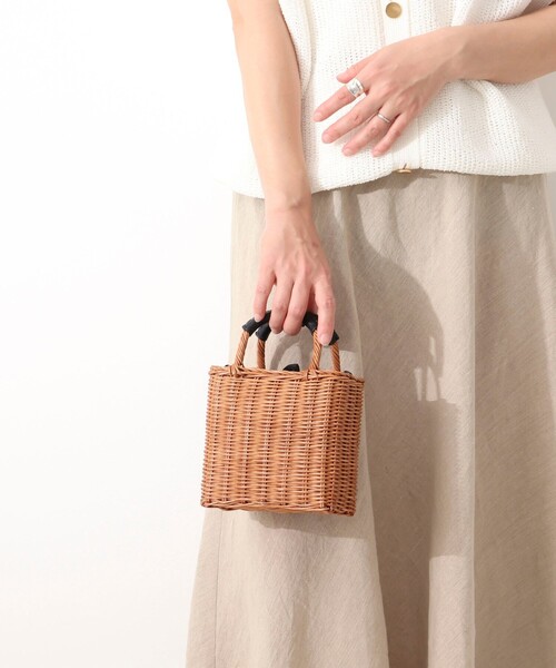 The Bagmati(ザバグマティ)の「【BAGMATI/ バグマティ】◇【WEB限定】スクエアかご(かごバッグ・レディース・キャメル・FREE)」の11枚目の写真