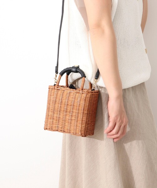 The Bagmati(ザバグマティ)の「【BAGMATI/ バグマティ】◇【WEB限定】スクエアかご(かごバッグ・レディース・キャメル・FREE)」の16枚目の写真