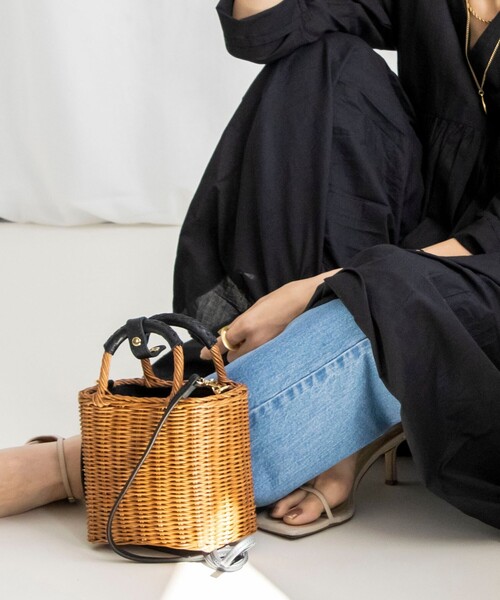 The Bagmati(ザバグマティ)の「【BAGMATI/ バグマティ】◇【WEB限定】スクエアかご(かごバッグ・レディース・キャメル・FREE)」の19枚目の写真