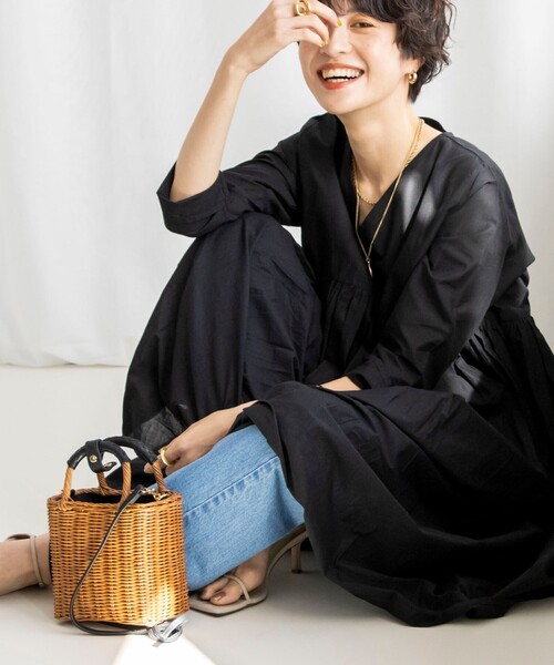 The Bagmati(ザバグマティ)の「【BAGMATI/ バグマティ】◇【WEB限定】スクエアかご(かごバッグ・レディース・キャメル・FREE)」の22枚目の写真