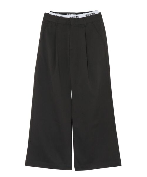 EVRIS(エヴリス)の「ロゴラインタックワイドパンツ【セットアップ着用可能】(その他パンツ・レディース・ブラック/グレー・MEDIUM/SMALL)」の18枚目の写真