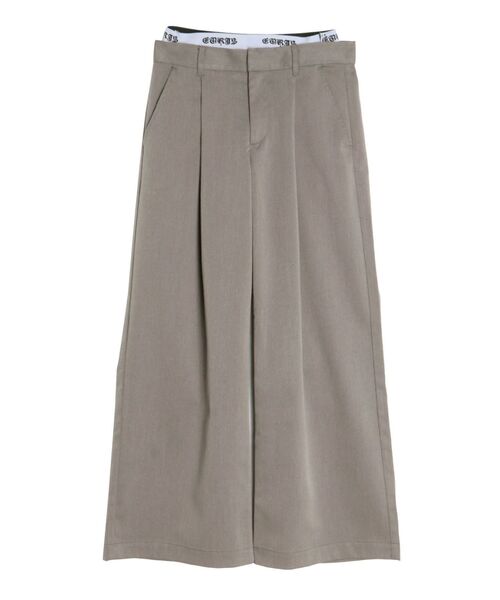 EVRIS(エヴリス)の「ロゴラインタックワイドパンツ【セットアップ着用可能】(その他パンツ・レディース・ブラック/グレー・MEDIUM/SMALL)」の19枚目の写真