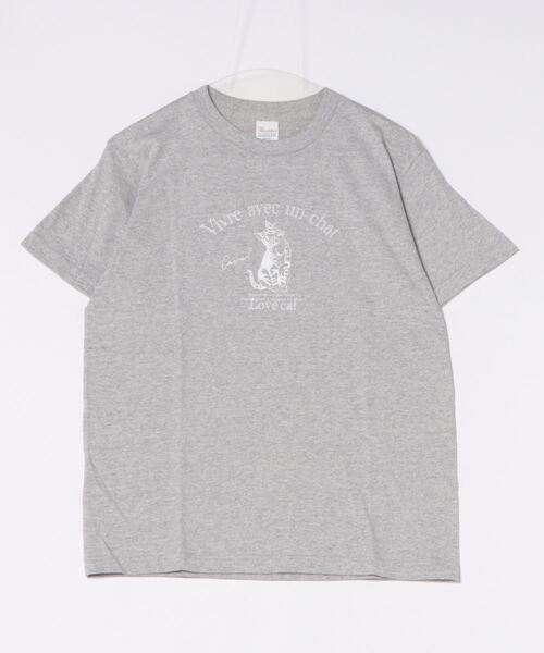 VIBGYOR（ヴィブジョー）の「【AS】保護猫Ｔシャツ AS（Tシャツ/カットソー・レディース・ホワイト/ブラック/ピンク系その他/ピンク系その他2/ベージュ/グリーン/ブルー/杢グレー/グレー系その他・LARGE/160/MEDIUM/SMALL）」の4枚目の写真