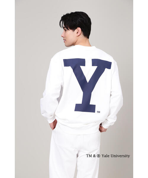 FRAMeWORK YALEスエットチュニック　ホワイト　ネイビー　2点 23AW＊Wings掲載＊【ウォッシャブル】シャツレイヤーチュニック