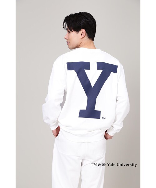 FRAMeWORK YALEスエットチュニック　ホワイト　ネイビー　2点 NBB WEEKEND（エヌビービーウィークエンド）の「【NBB WEEKEND
