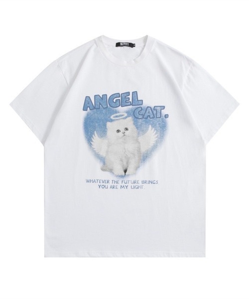 sevens（セブンズ）の「【sevens】エンジェルキャットTシャツ（Tシャツ/カットソー・レディース・ホワイト/グレー・FREE）」の12枚目の写真
