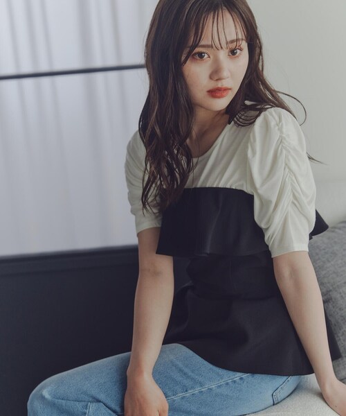 PROPORTION BODY DRESSING（プロポーションボディドレッシング）の「ベアペプラムパンツセットアップ / 1214140507（ワンピース・レディース・グレー/ブラック・SMALL/MEDIUM）」の13枚目の写真