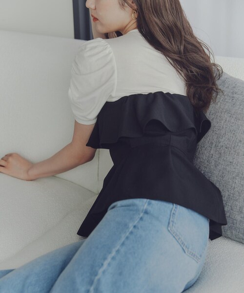 PROPORTION BODY DRESSING（プロポーションボディドレッシング）の「ベアペプラムパンツセットアップ / 1214140507（ワンピース・レディース・グレー/ブラック・SMALL/MEDIUM）」の14枚目の写真