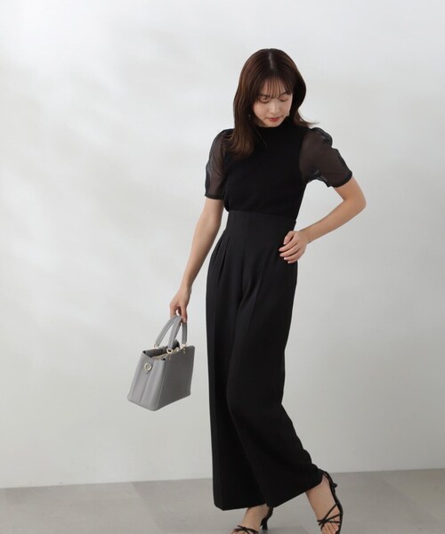 PROPORTION BODY DRESSING（プロポーションボディドレッシング）の「ベアペプラムパンツセットアップ / 1214140507（ワンピース・レディース・グレー/ブラック・SMALL/MEDIUM）」の19枚目の写真