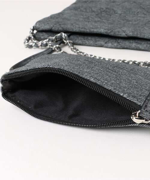 cache cache(カシュ カシュ)の「カシュカシュ cachecache / デニム風チェーンバッグ(ショルダーバッグ・レディース・ライトブルー/ブラック/グレー/ブルー・FREE)」の11枚目の写真