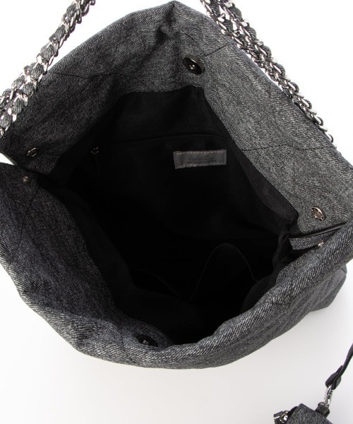 cache cache(カシュ カシュ)の「カシュカシュ cachecache / デニム風チェーンバッグ(ショルダーバッグ・レディース・ライトブルー/ブラック/グレー/ブルー・FREE)」の7枚目の写真