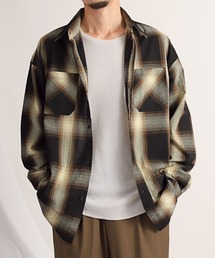 LUXSTYLE（ラグスタイル）の「オンブレチェック柄長袖シャツ（シャツ/ブラウス・メンズ）」