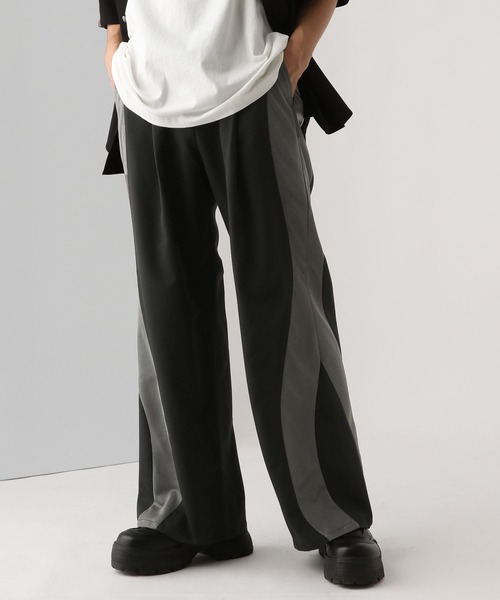 HARE(ハレ)の「【SET UP対応】ウェーブラインパンツ(HARE)(その他パンツ・メンズ・ブラック/グレー系その他/グレー/ブラック系その他・FREE)」の12枚目の写真