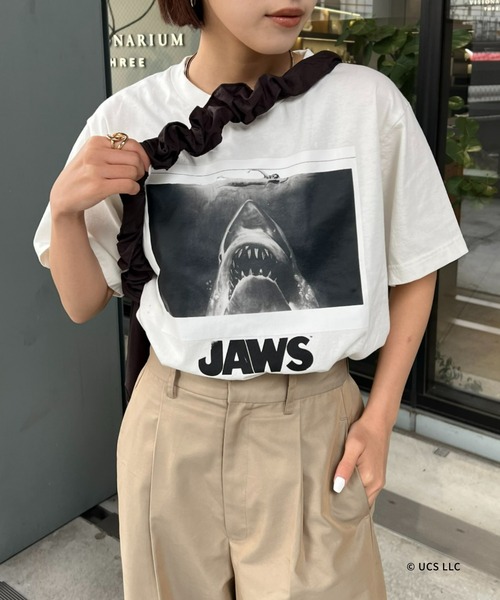 UCS（ユーシーエス）の「【UniversalｘTYPY】フォトTee（Tシャツ/カットソー・レディース・ブラック/ホワイト/ホワイト系その他/ブラック系その他/ホワイト系その他2/ホワイト系その他3/ブラック系その他2/ブラック系その他3・ONE SIZE）」の3枚目の写真