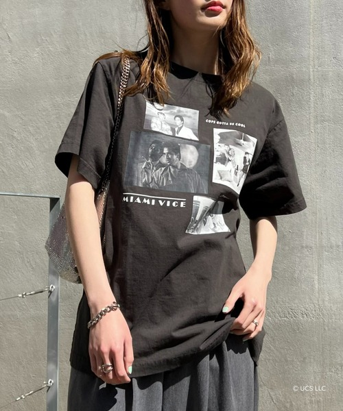 UCS（ユーシーエス）の「【UniversalｘTYPY】フォトTee（Tシャツ/カットソー・レディース・ブラック/ホワイト/ホワイト系その他/ブラック系その他/ホワイト系その他2/ホワイト系その他3/ブラック系その他2/ブラック系その他3・ONE SIZE）」の8枚目の写真