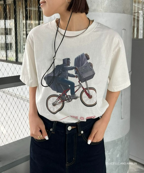UCS（ユーシーエス）の「【UniversalｘTYPY】フォトTee（Tシャツ/カットソー・レディース・ブラック/ホワイト/ホワイト系その他/ブラック系その他/ホワイト系その他2/ホワイト系その他3/ブラック系その他2/ブラック系その他3・ONE SIZE）」の10枚目の写真