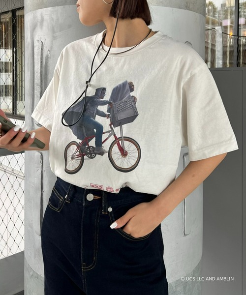 UCS（ユーシーエス）の「【UniversalｘTYPY】フォトTee（Tシャツ/カットソー・レディース・ブラック/ホワイト/ホワイト系その他/ブラック系その他/ホワイト系その他2/ホワイト系その他3/ブラック系その他2/ブラック系その他3・ONE SIZE）」の11枚目の写真