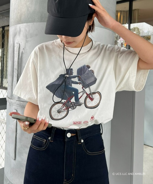 UCS（ユーシーエス）の「【UniversalｘTYPY】フォトTee（Tシャツ/カットソー・レディース・ブラック/ホワイト/ホワイト系その他/ブラック系その他/ホワイト系その他2/ホワイト系その他3/ブラック系その他2/ブラック系その他3・ONE SIZE）」の9枚目の写真